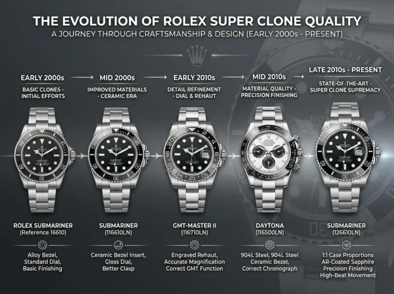 How Super Clone Rolex Quality Has Changed Over the Years