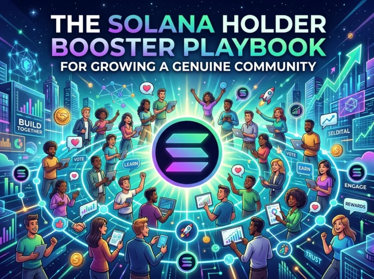 The Solana Holder Booster Playbook for Growing a Genuine Community